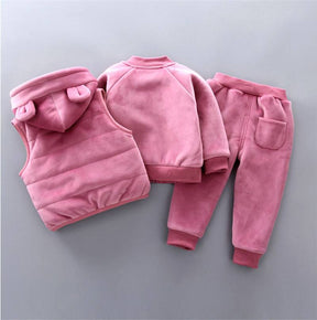 Conjunto Inverno Infantil de Ursinhos + Brinde Colete