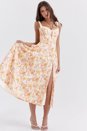 Vestido Midi Elis Floral