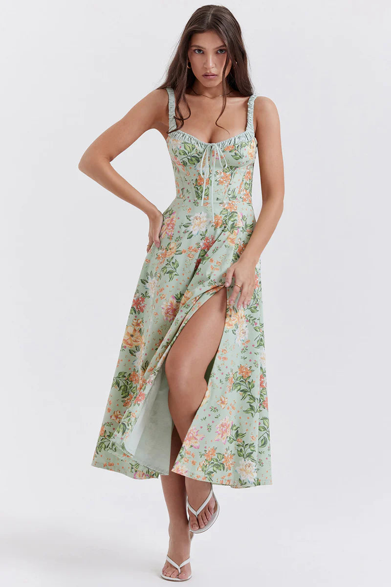 Vestido Midi Elis Floral