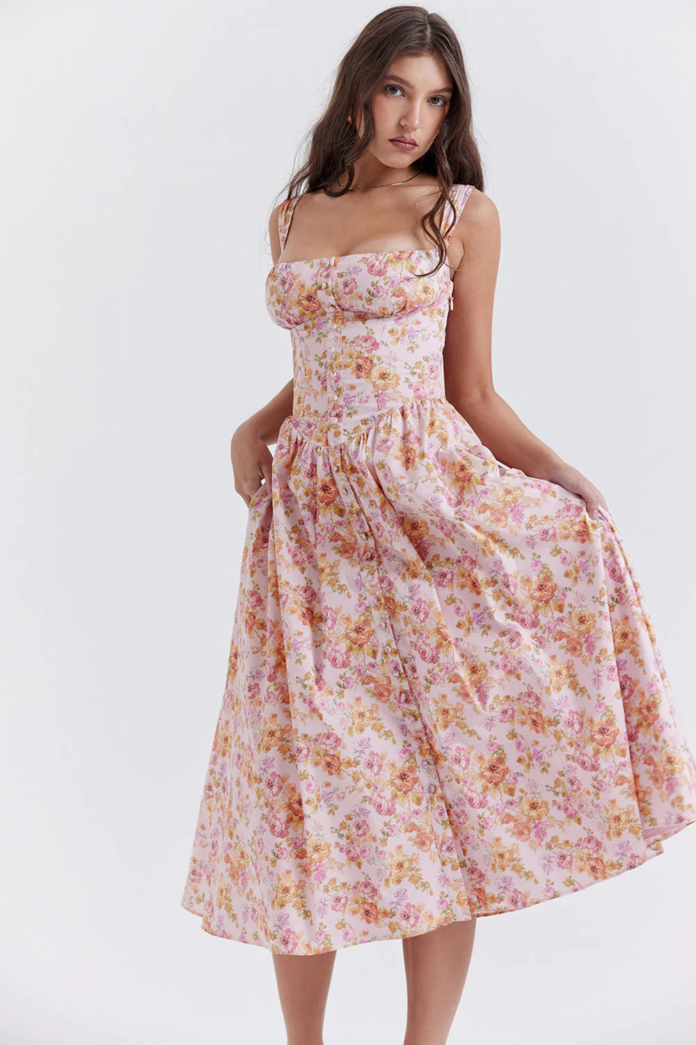 Vestido Midi Luara Floral