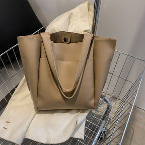 Bolsa Shopper Grande de Couro