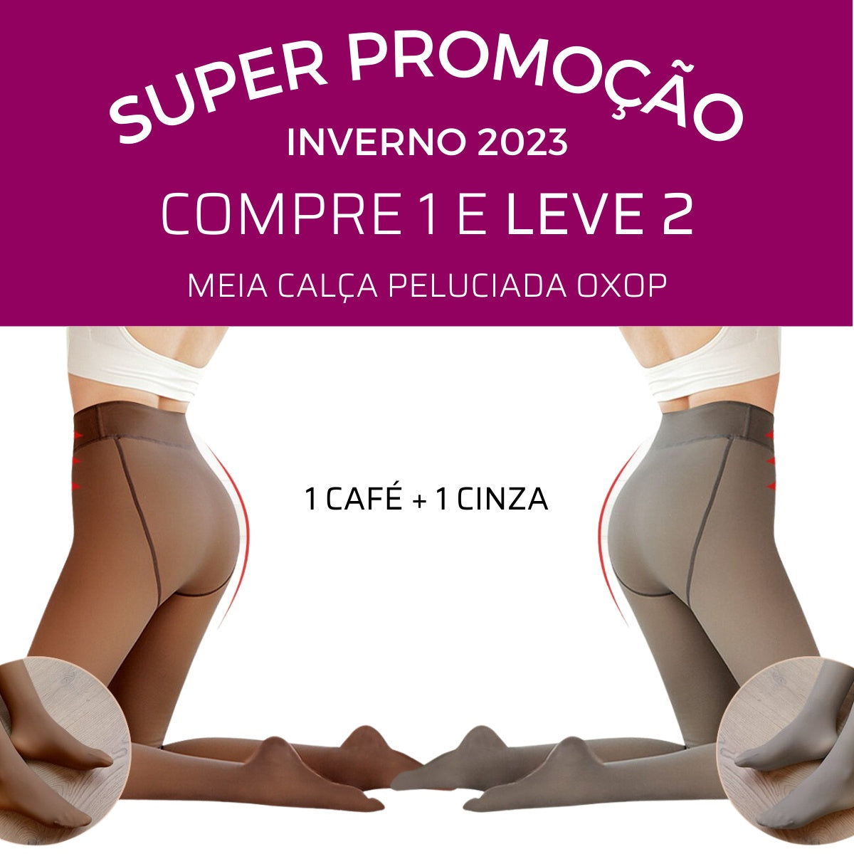 Meia Calça Peluciada - Plush Confort