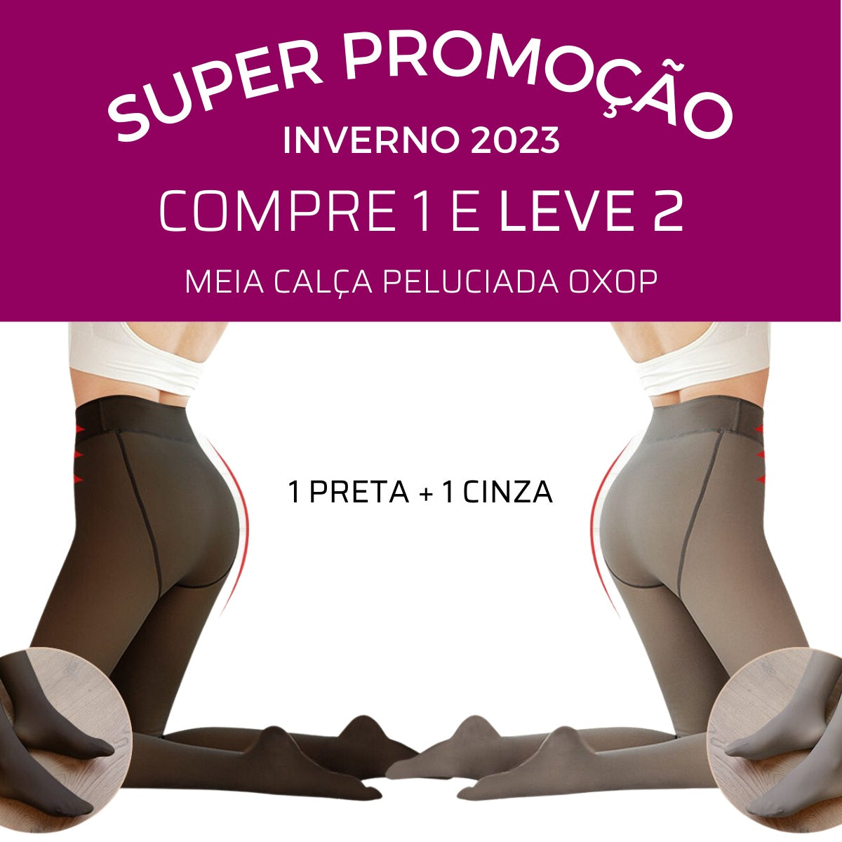 Meia Calça Peluciada - Compre 1 Leve 2