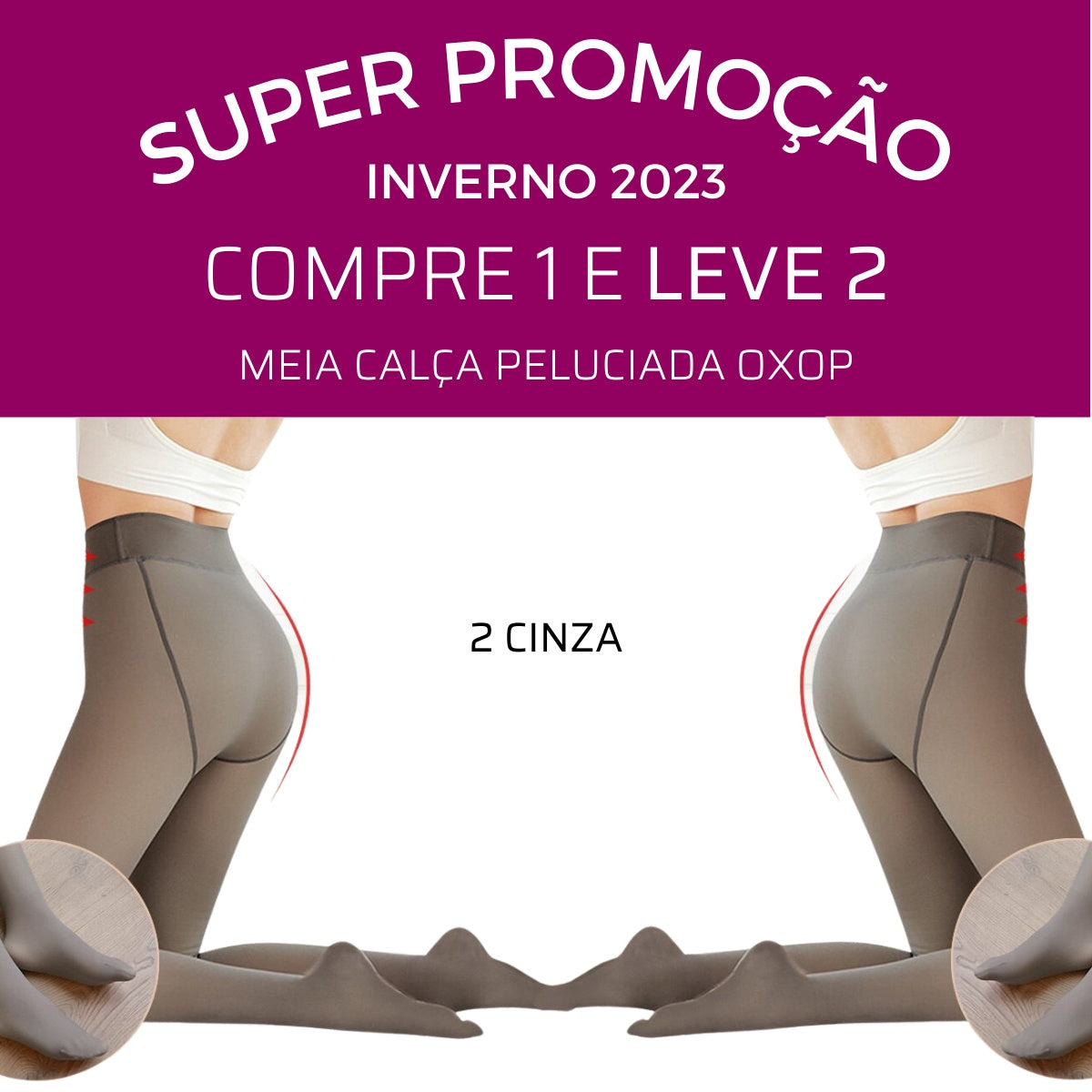 Meia Calça Peluciada - Compre 1 Leve 2