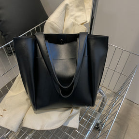 Bolsa Shopper Grande de Couro