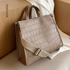 Bolsa Feminina Grande Croco de Luxo - OXOP