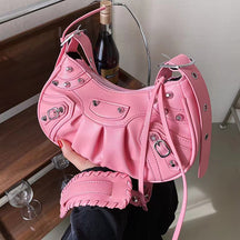 bolsa pequena feminina rosa