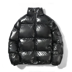 Casaco Puffer Brilhante Streetwear - OXOP