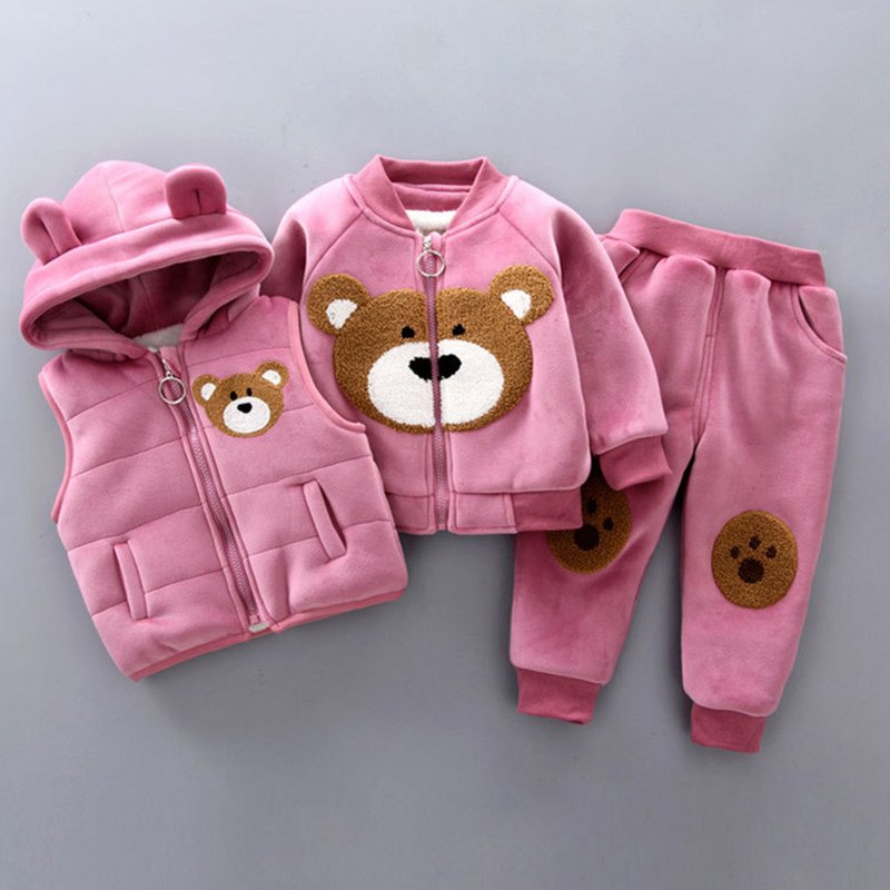 Conjunto Inverno Infantil de Ursinhos + Brinde Colete