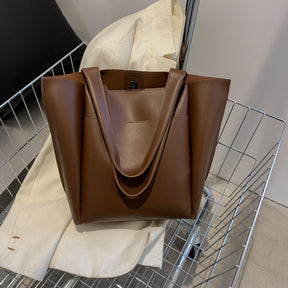 Bolsa Shopper Grande de Couro