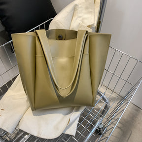 Bolsa Shopper Grande de Couro